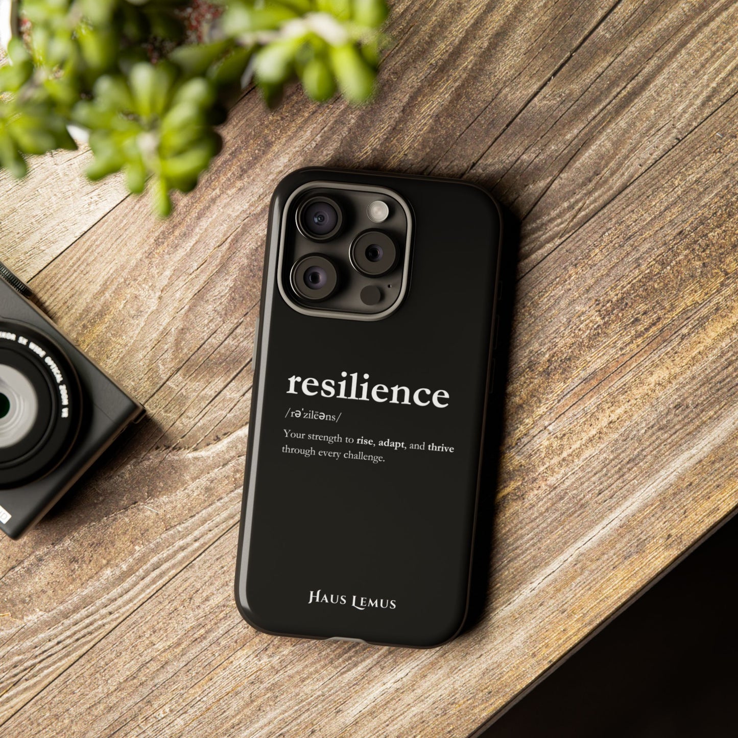 Minimalist iPhone Case - Resilience