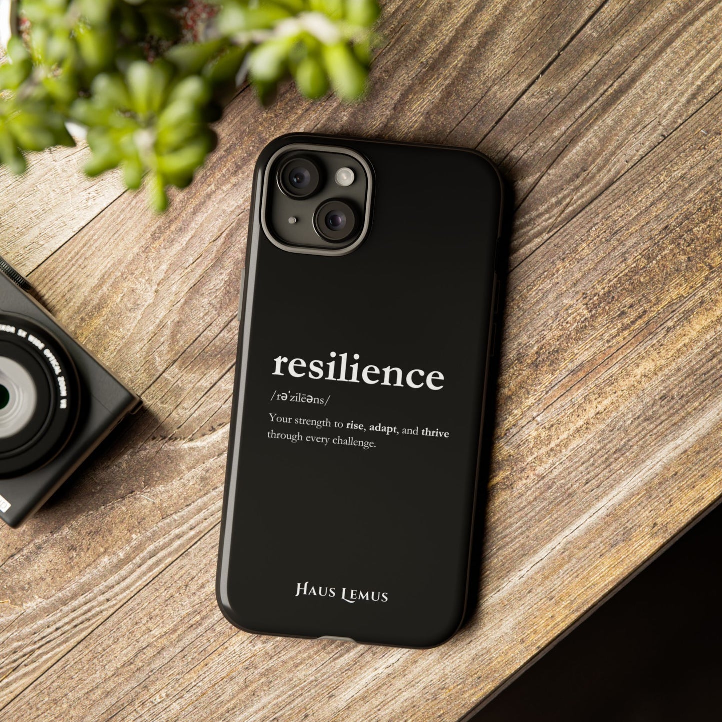 Minimalist iPhone Case - Resilience