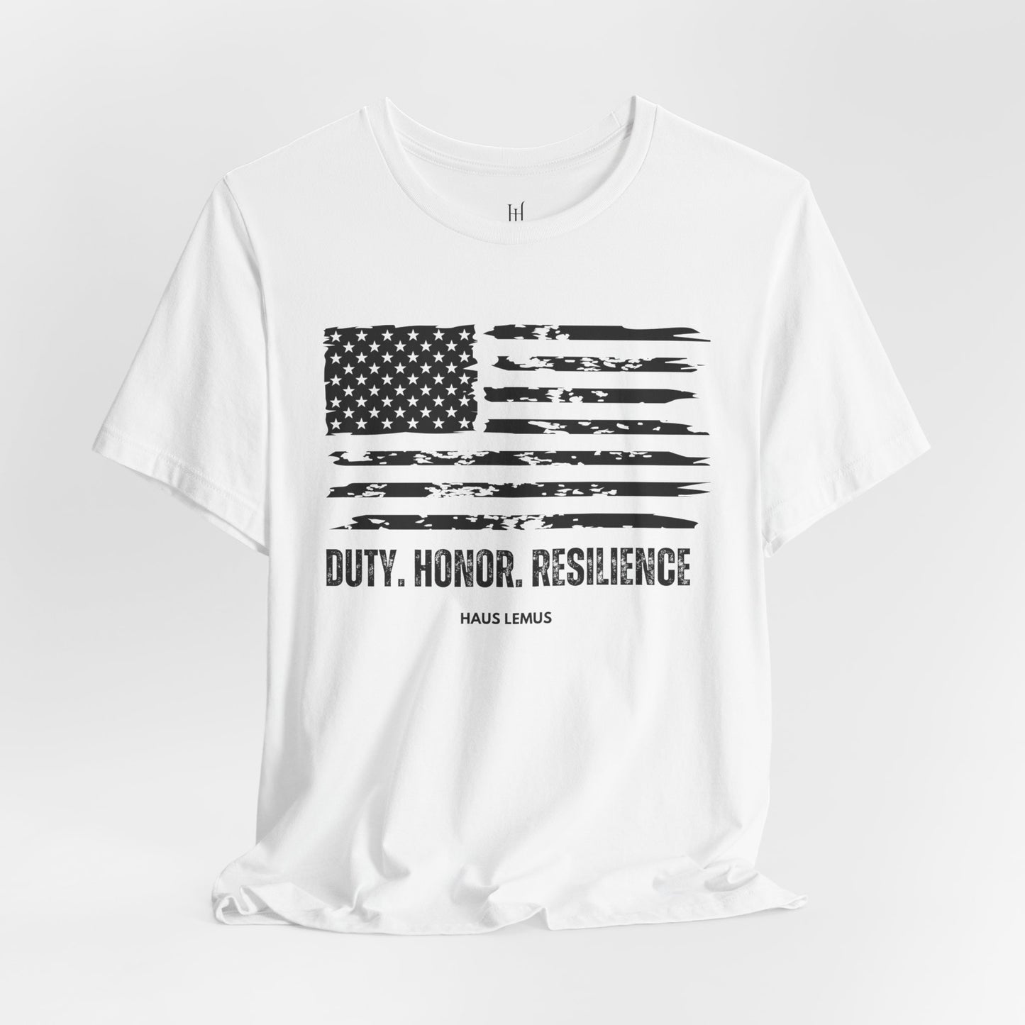 Duty Honor Resilience Flag Tee