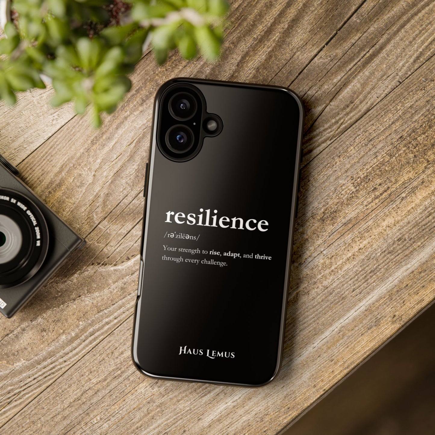 Minimalist iPhone Case - Resilience