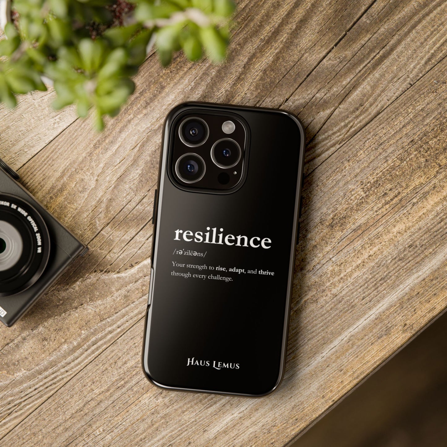 Minimalist iPhone Case - Resilience