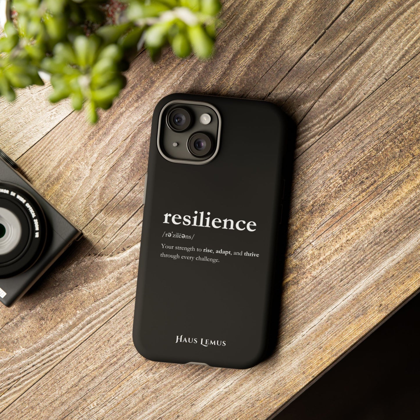 Minimalist iPhone Case - Resilience