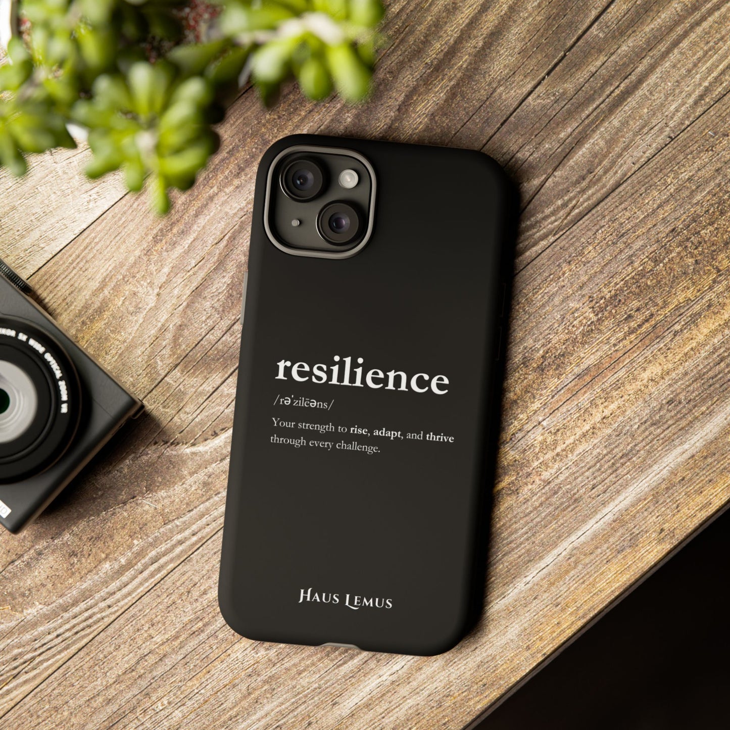 Minimalist iPhone Case - Resilience