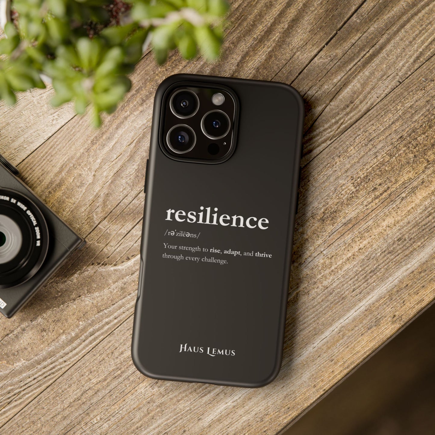 Minimalist iPhone Case - Resilience