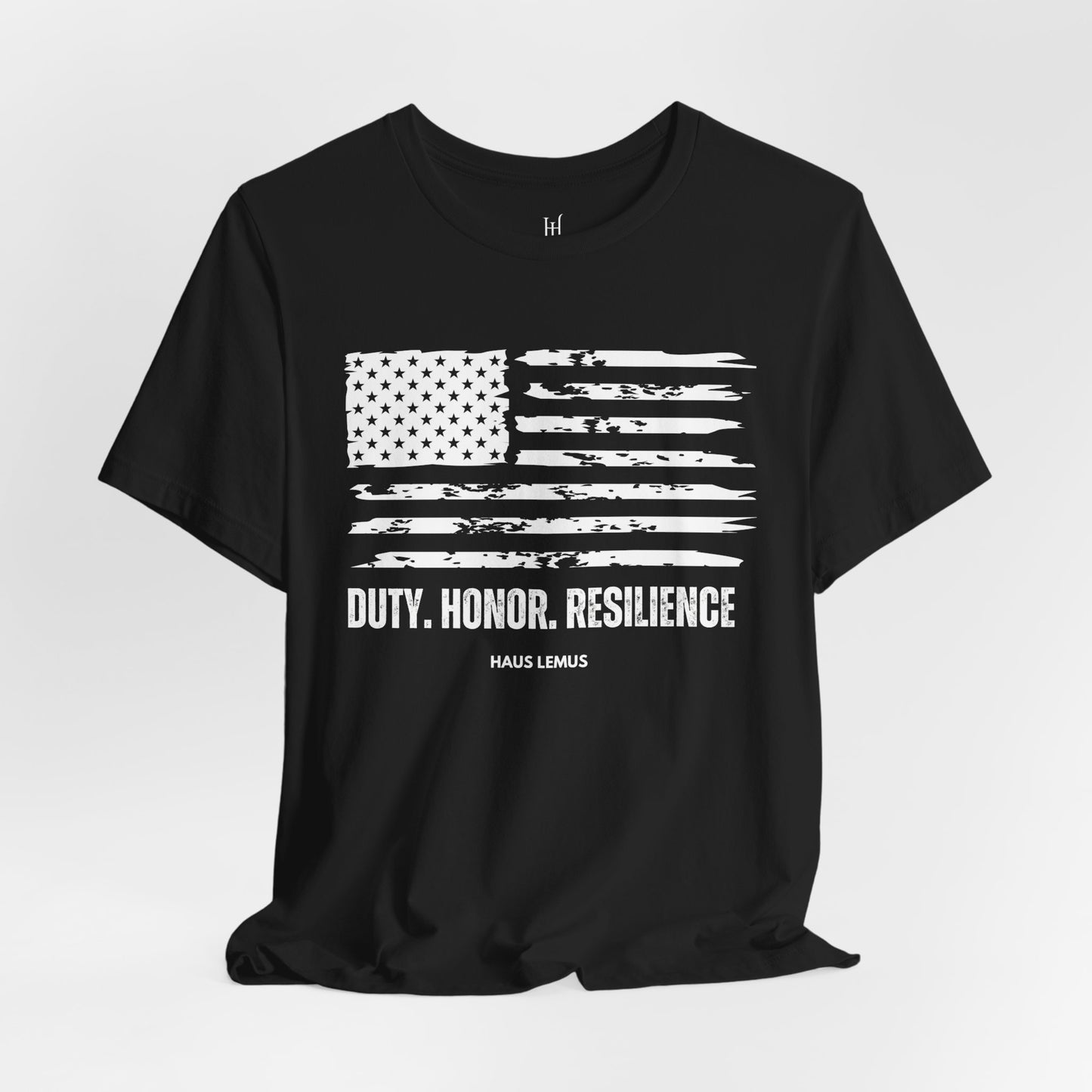 Duty Honor Resilience Flag Tee