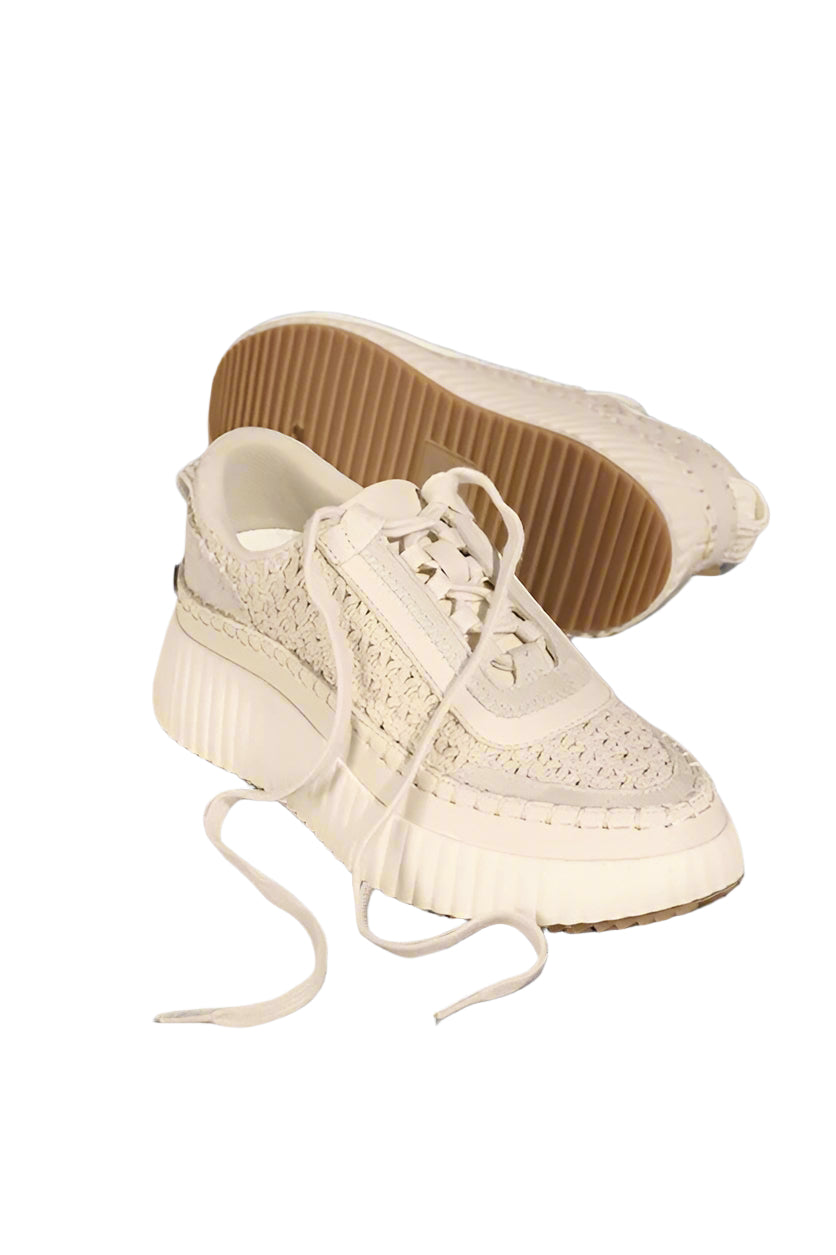 Chunky Platform Lace-Up Sneakers