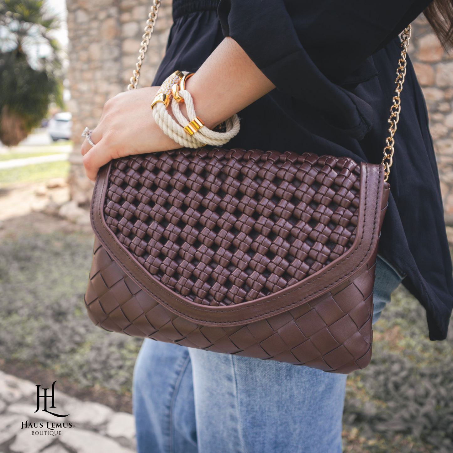 Braided Elegant Crossbody