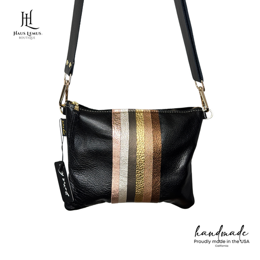 Lux Stripe Crossbody