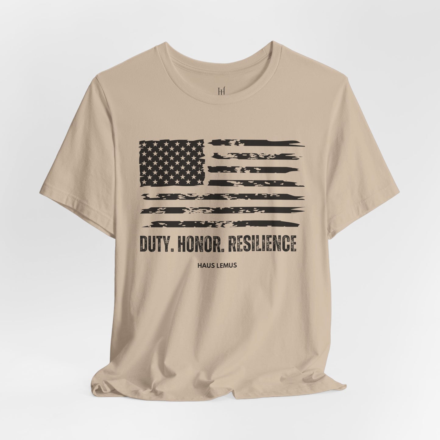 Duty Honor Resilience Flag Tee