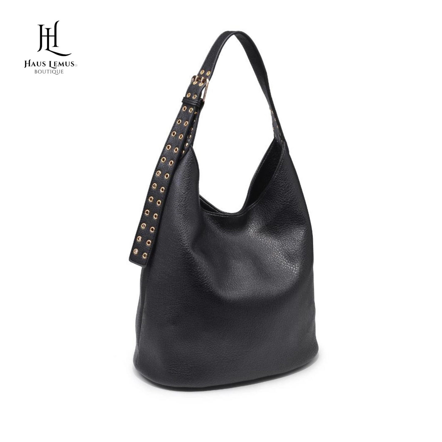 Chic Vegan Leather Hobo Bag